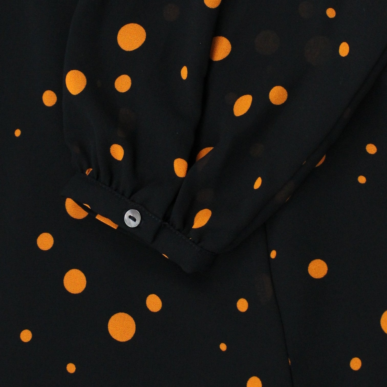 Hush Black/Orange Sun Twist Front Dress