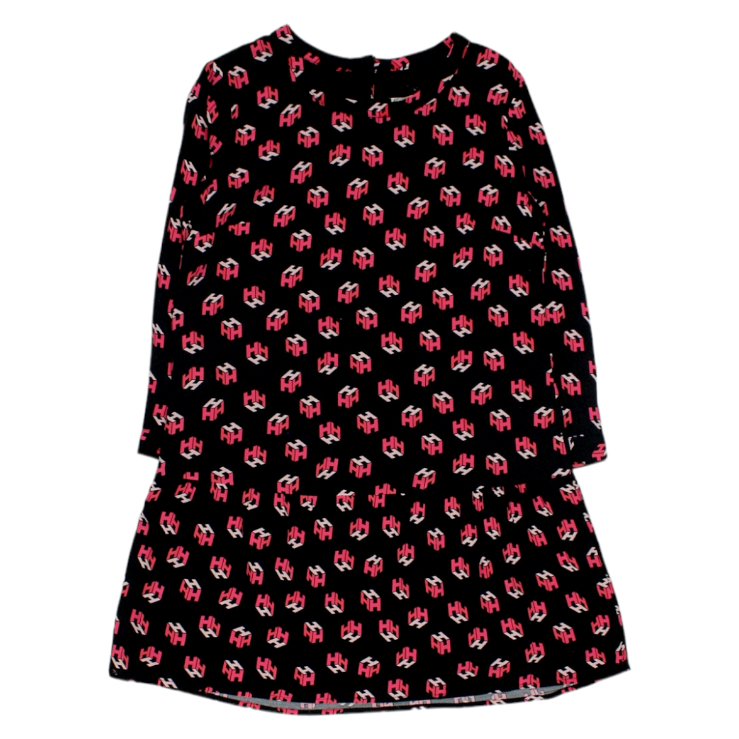 Hush Black/Pink Drew Mini Dress UK 6