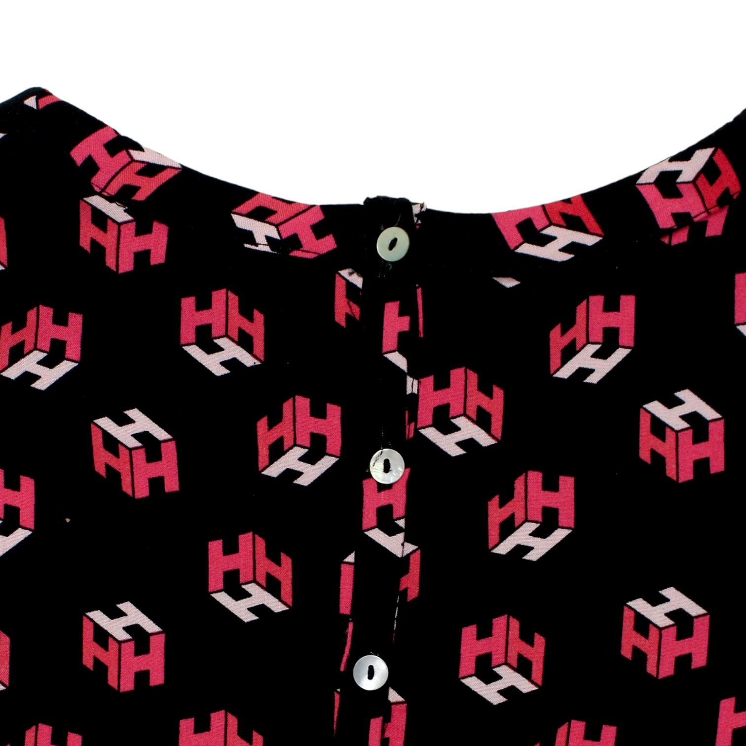 Hush Black/Pink Drew Mini Dress