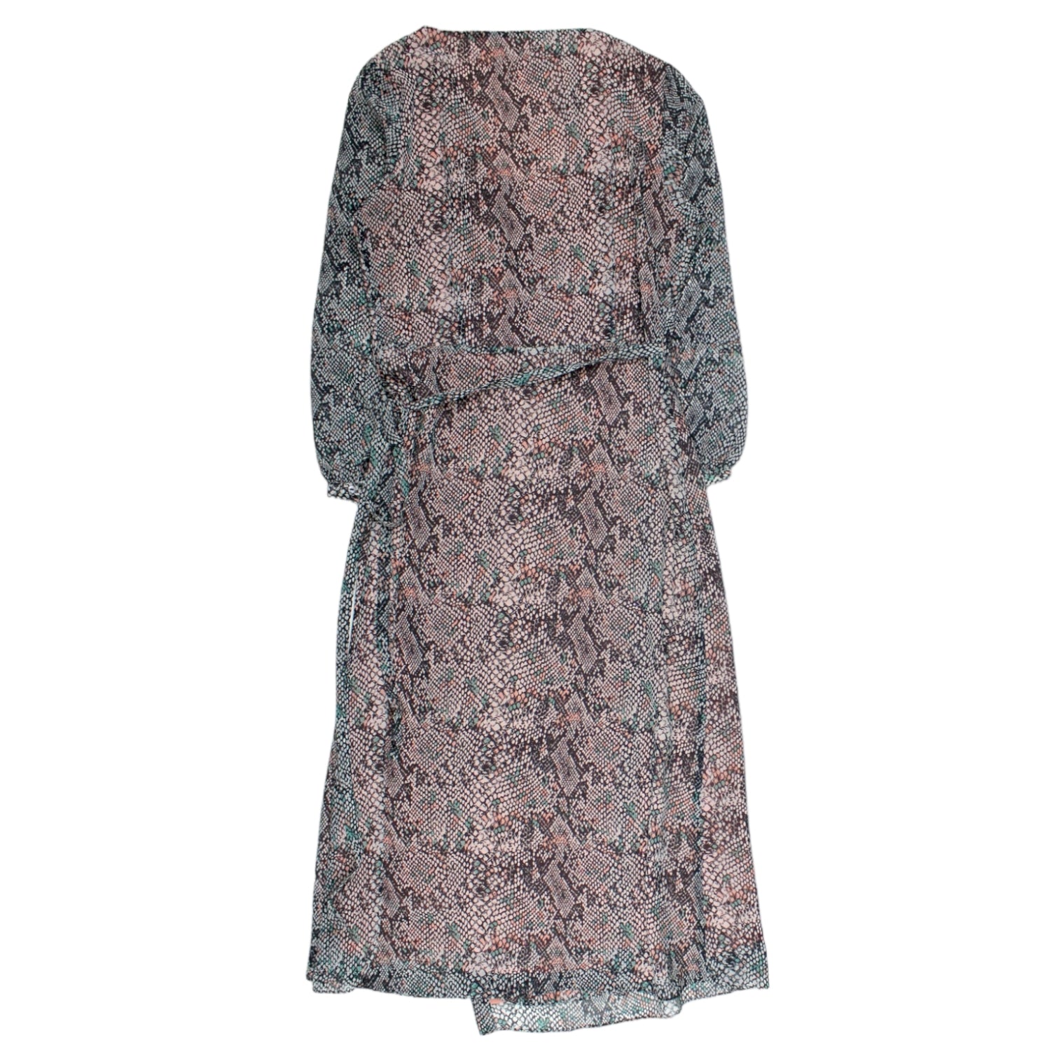 Hush White Snake Print Lucia Wrap Dress