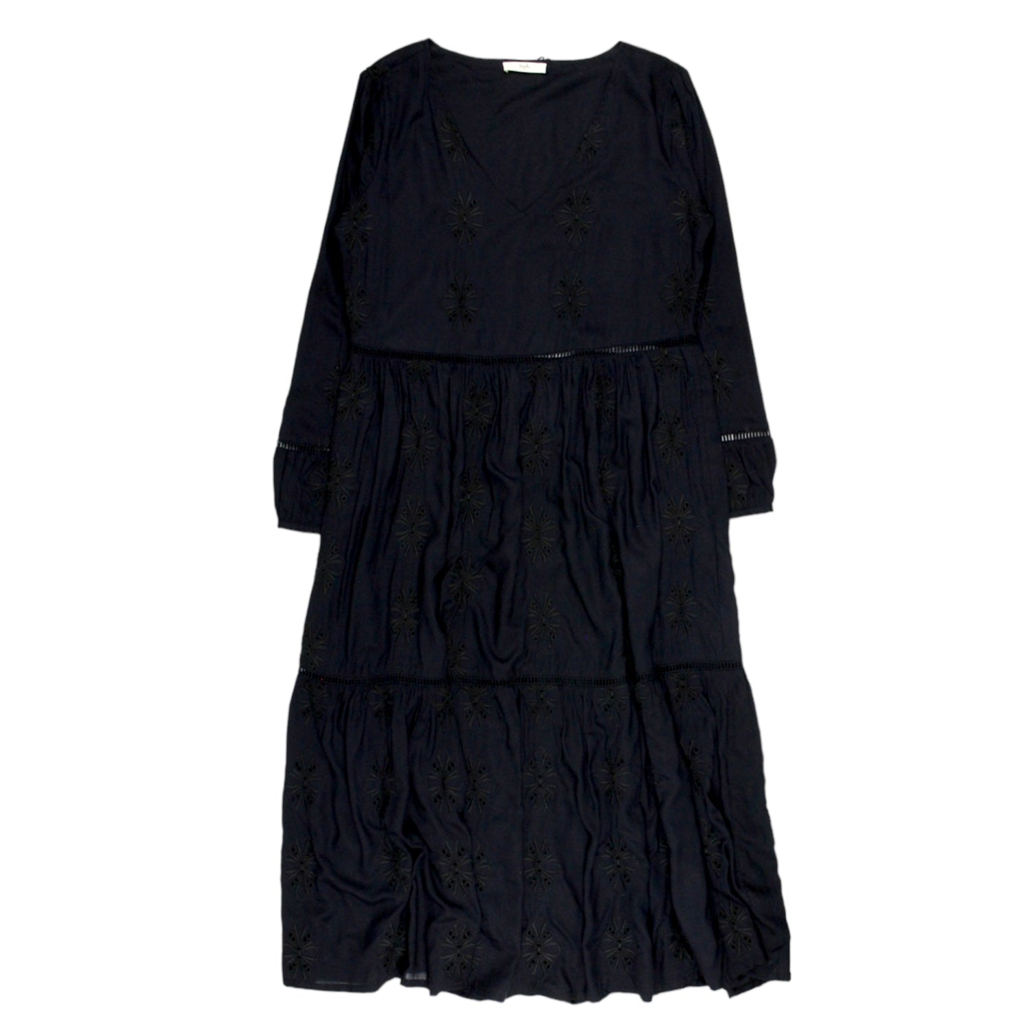 Hush Black Broderie Anglais Ida Dress