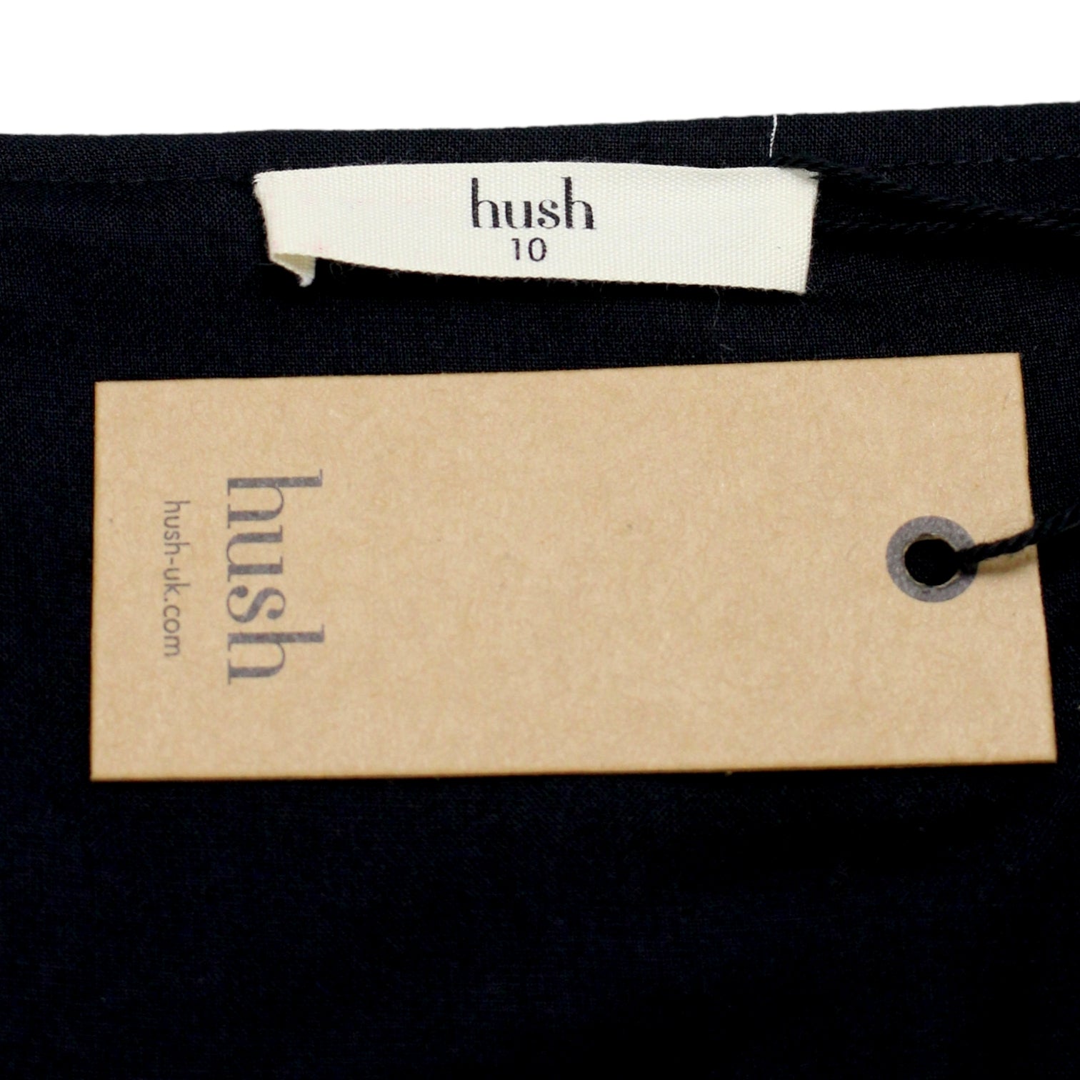 Hush Black Broderie Anglais Ida Dress
