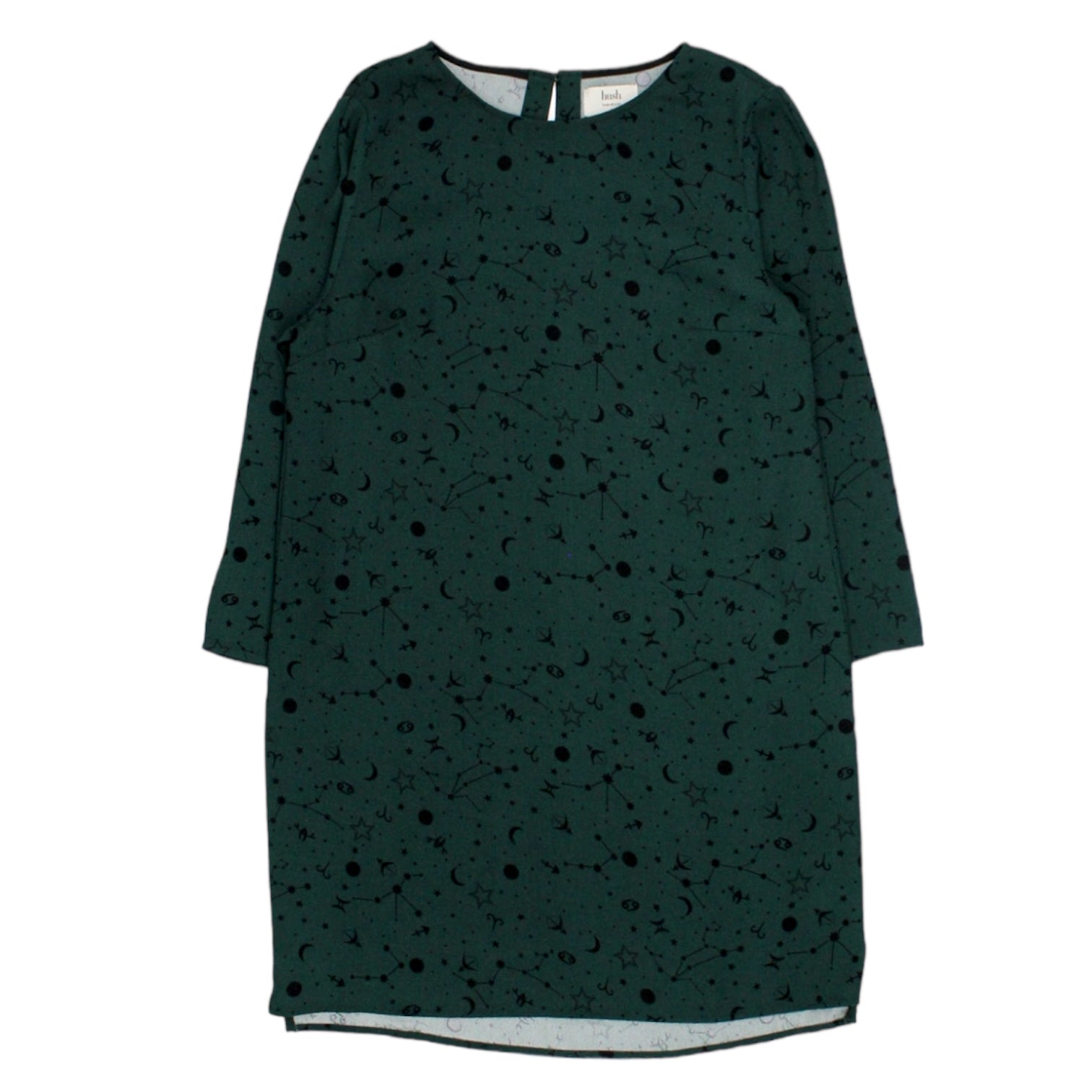 Hush Green Galaxy Print Halley Dress