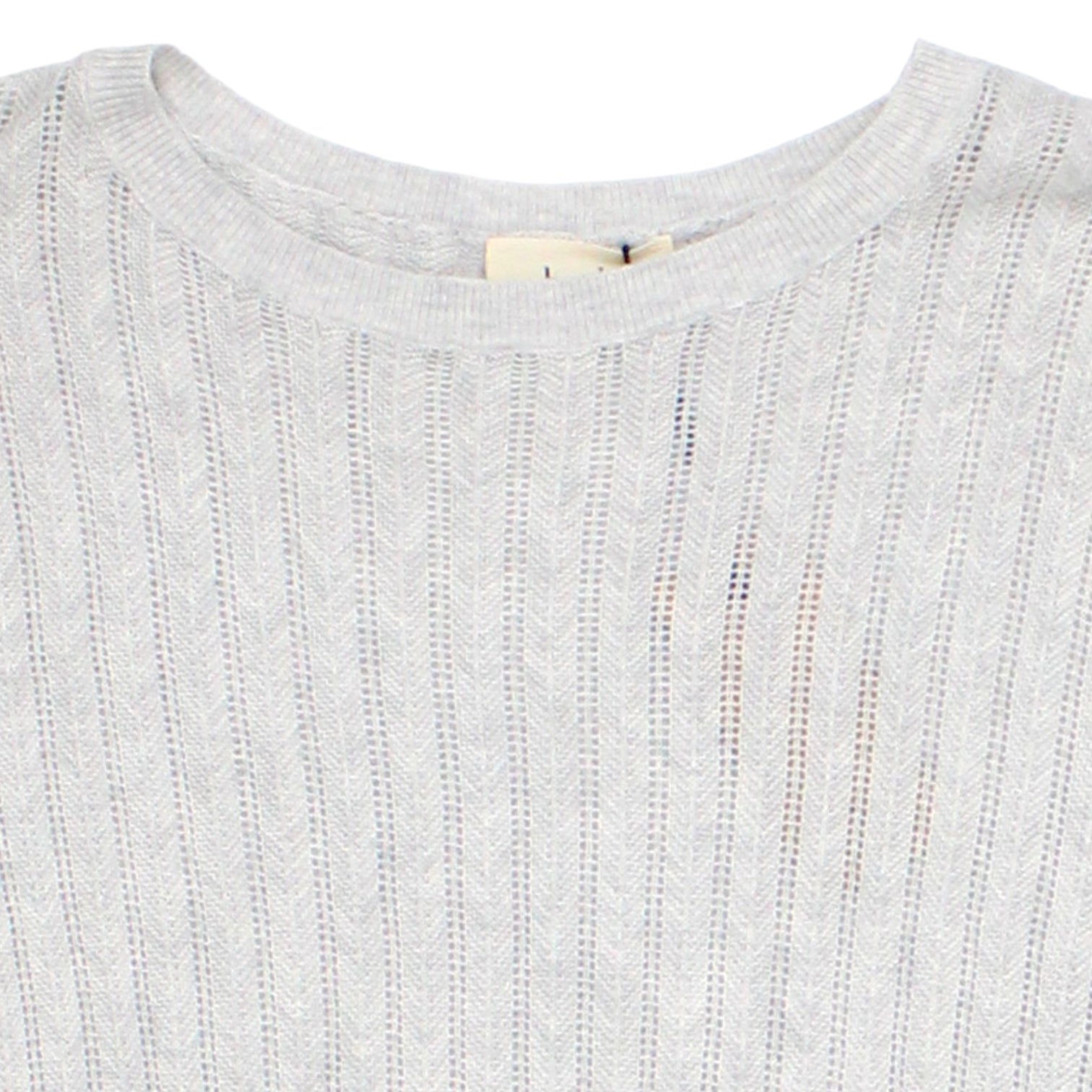 Hush Grey Nova Rainbow Sleeve Jumper