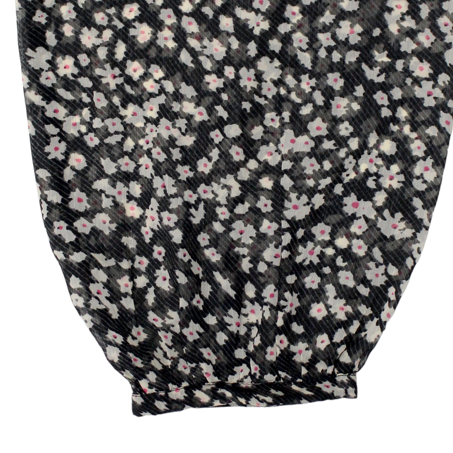 Hush Black Daisy Embroidered Top