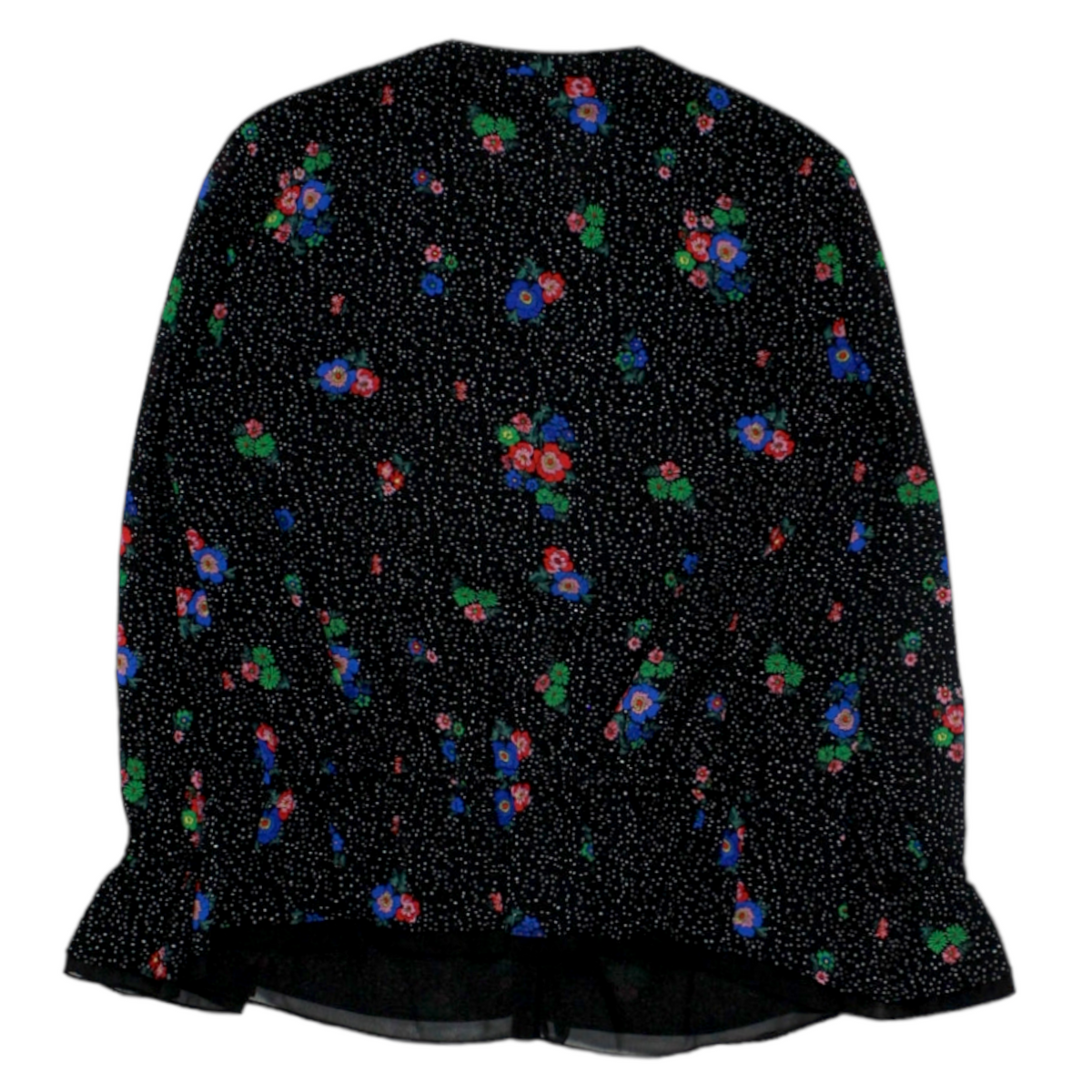 Hush Black Flower Dot Pandora Top