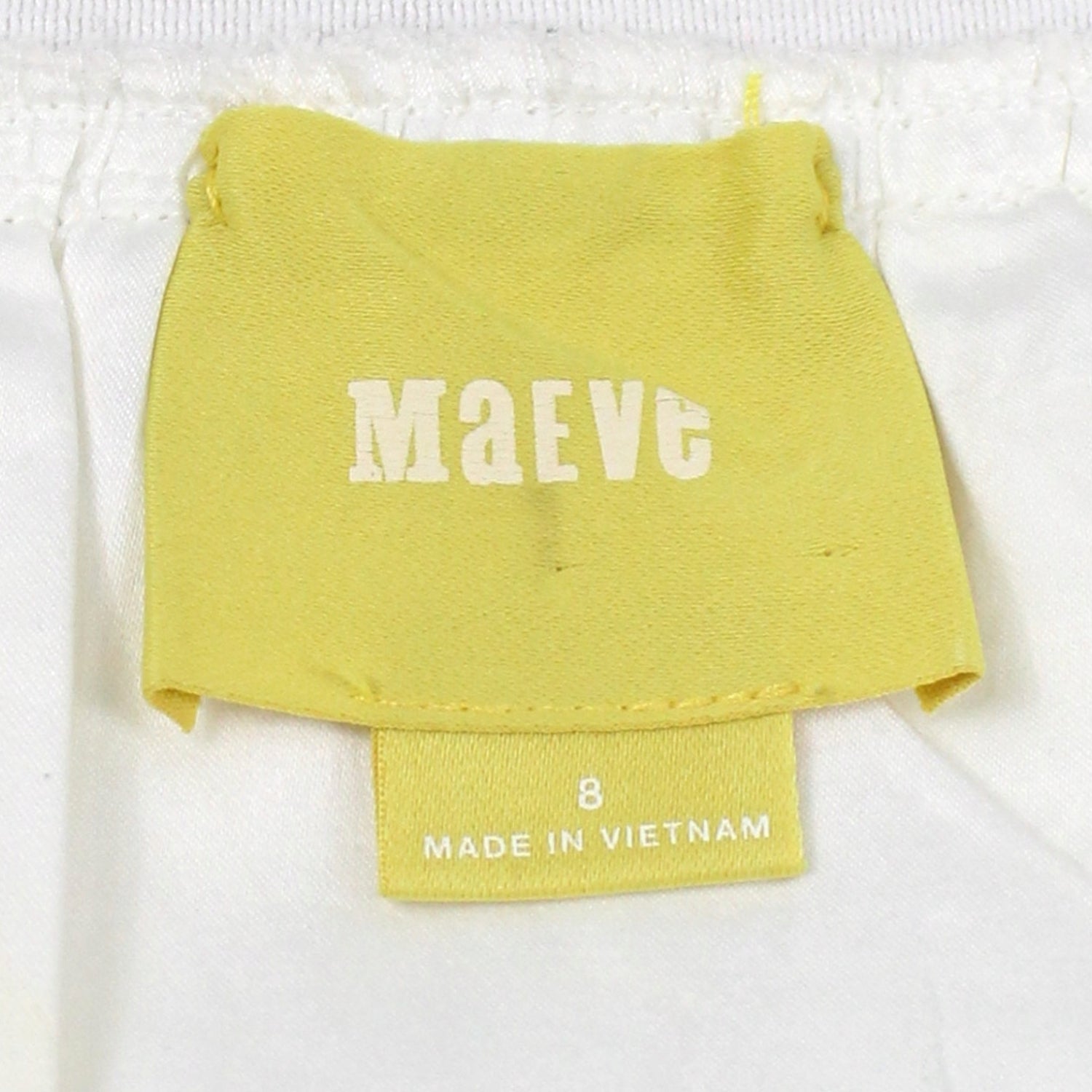 Maeve White Lace Skirt