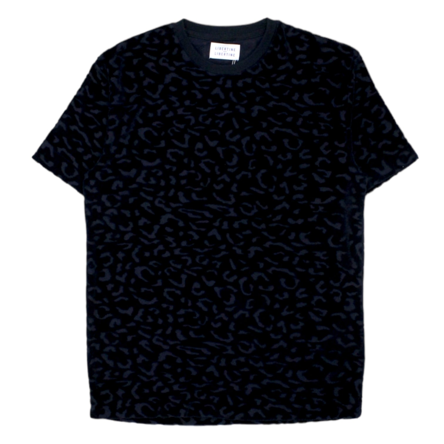 Libertine-Libertine Navy Devore T-Shirt