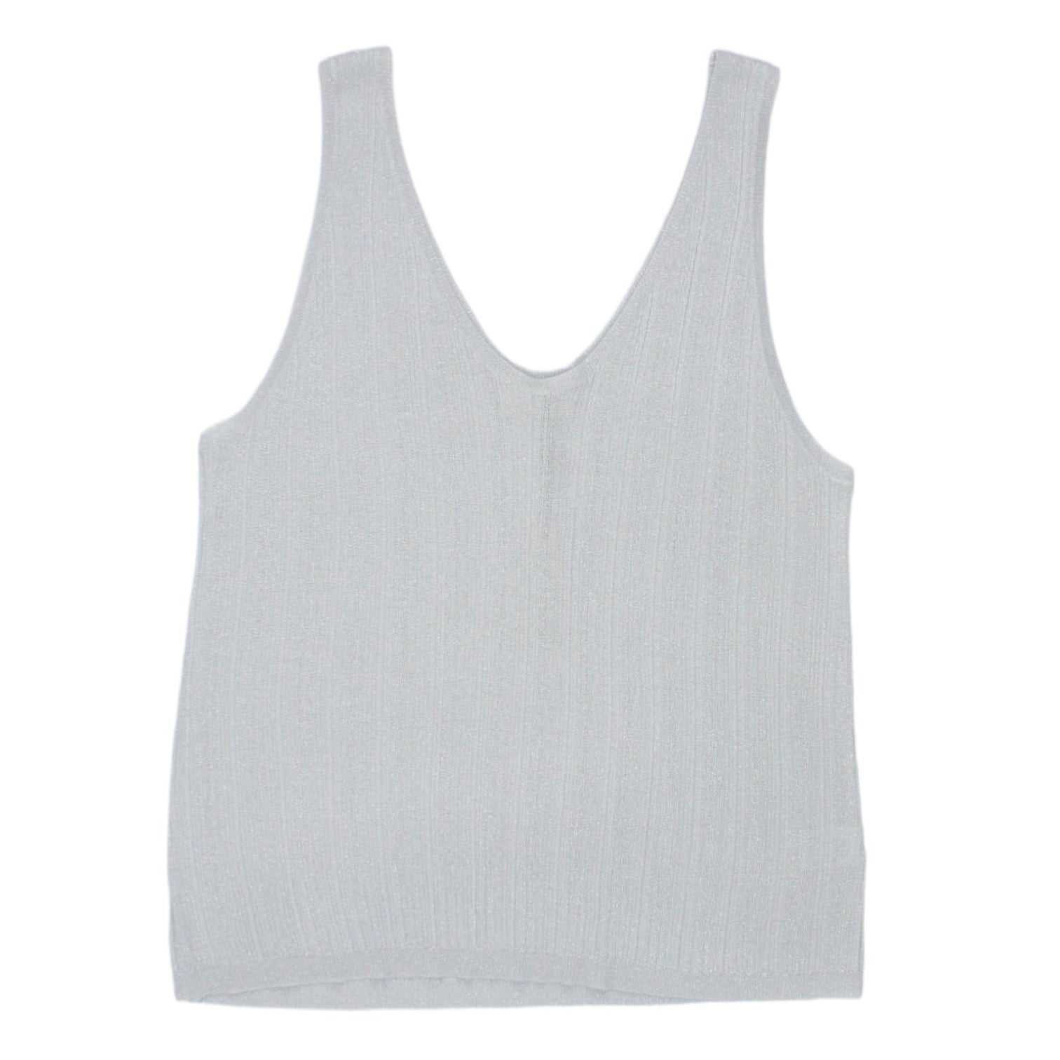 Hush Silver Knitted Aoife Vest