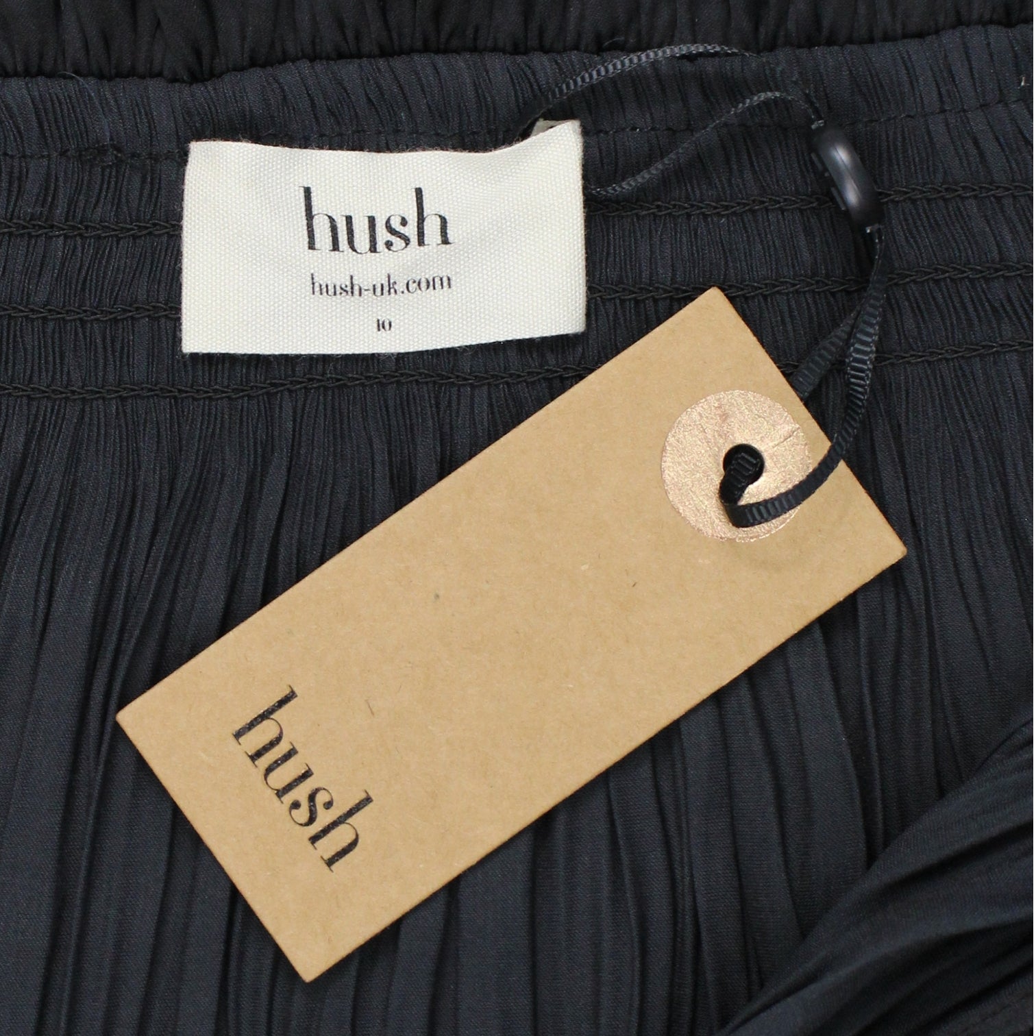 Hush Black Saffron Crinkle Blouse