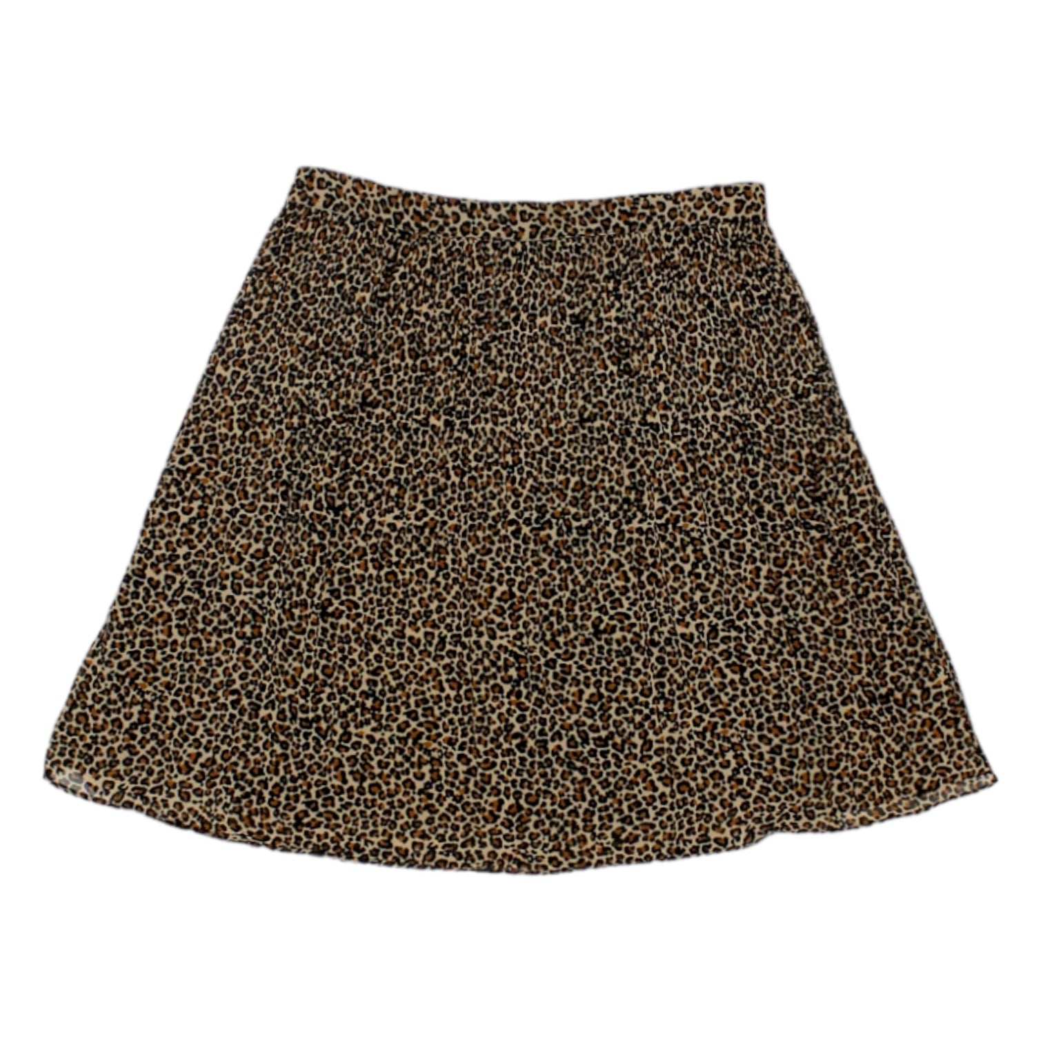 Mini pleated leopard on sale skirt