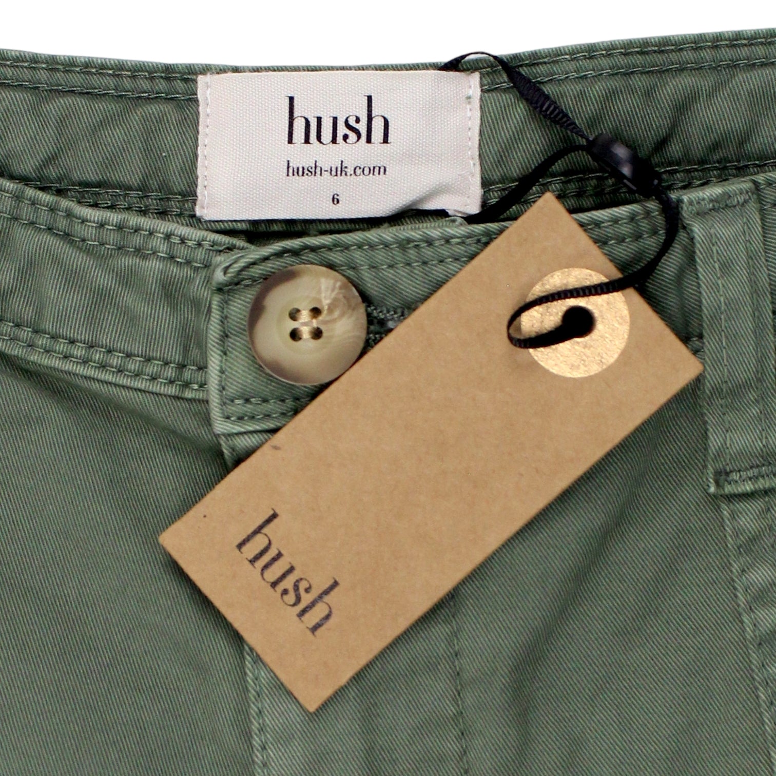 Hush Khaki Sydney Chino Shorts