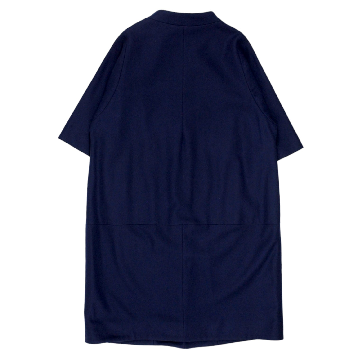 COS Navy Short Sleeved Coat