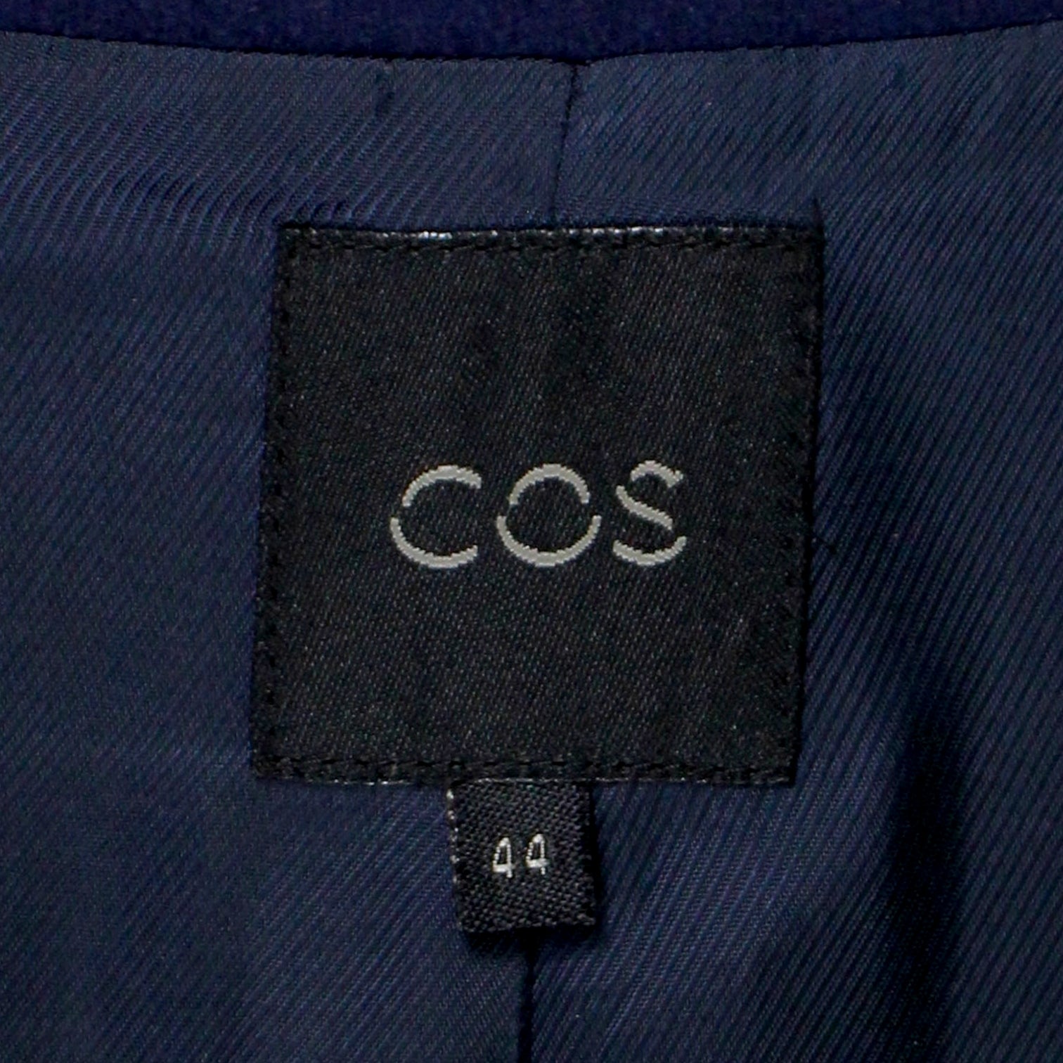 COS Navy Short Sleeved Coat