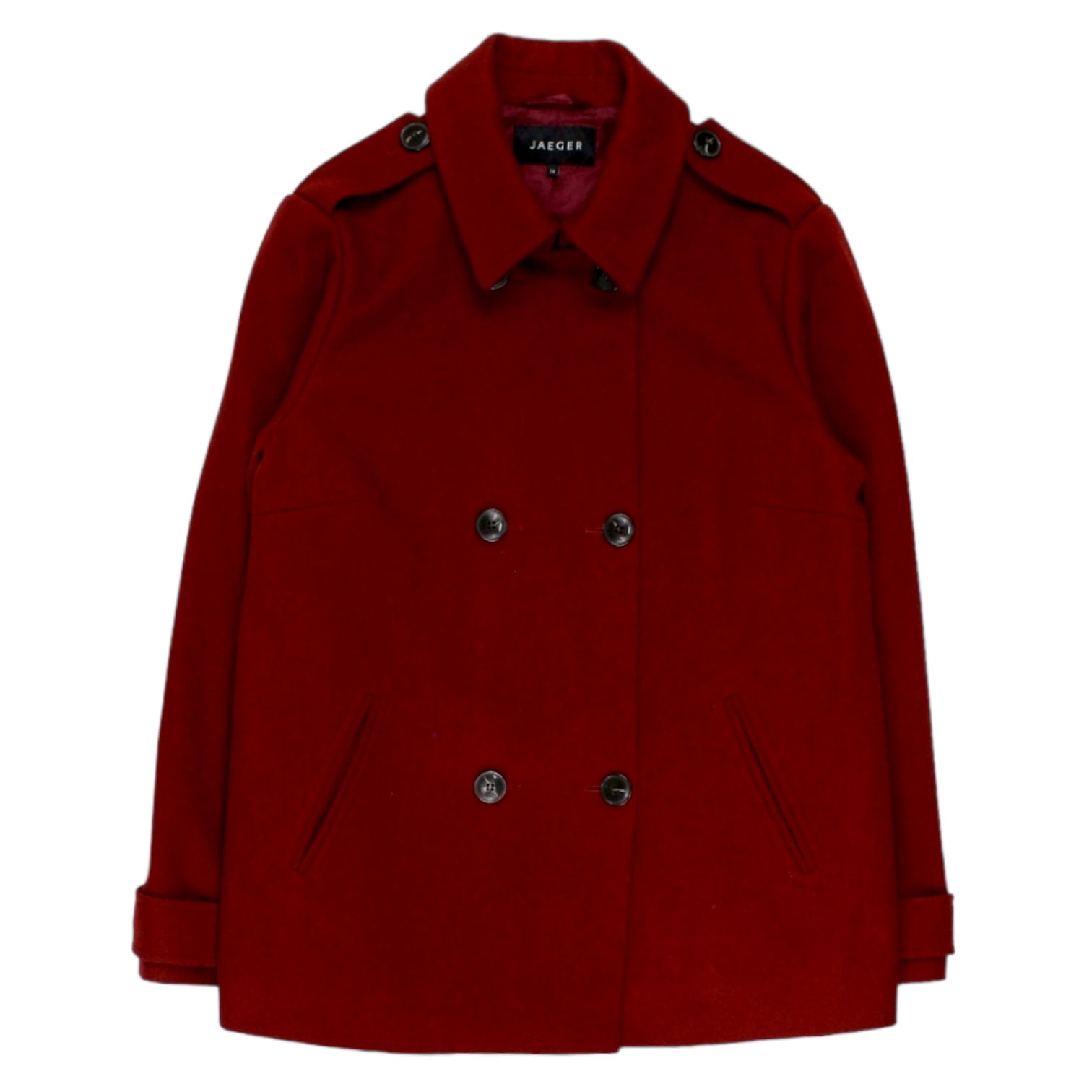 Jaeger Burnt Red Double Breasted Jacket