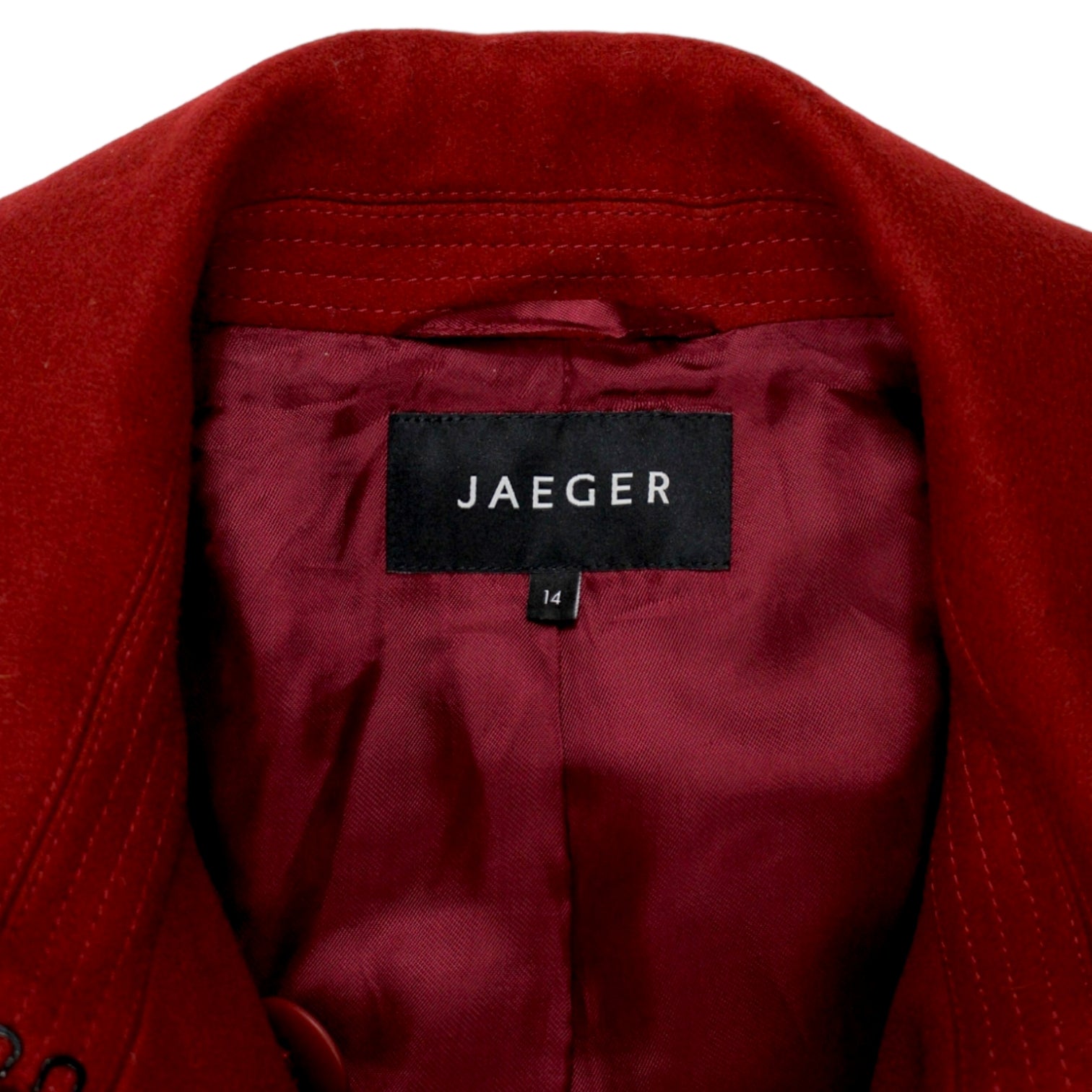 Jaeger Burnt Red Double Breasted Jacket