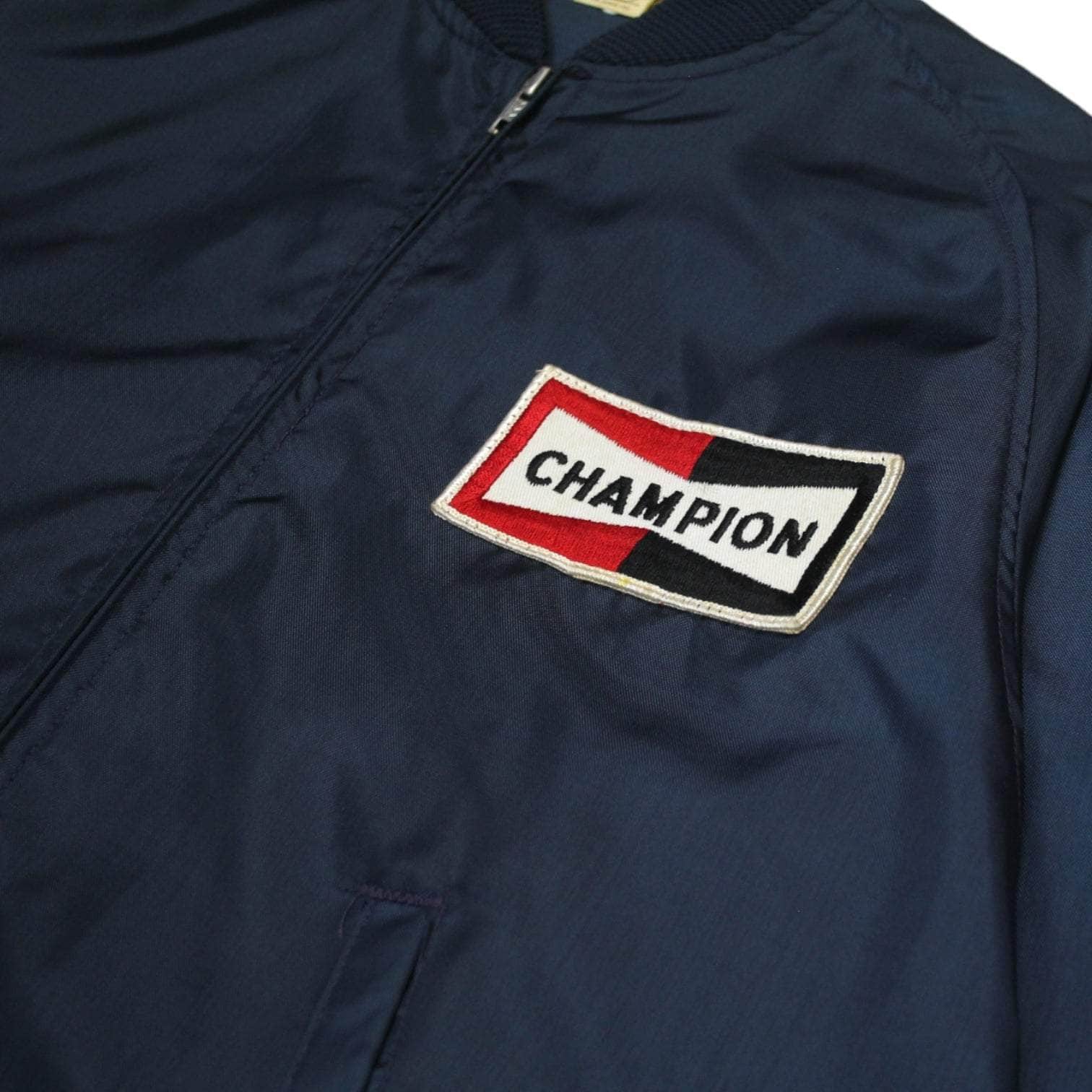 Vintage Champion  Blue Nylon Jacket