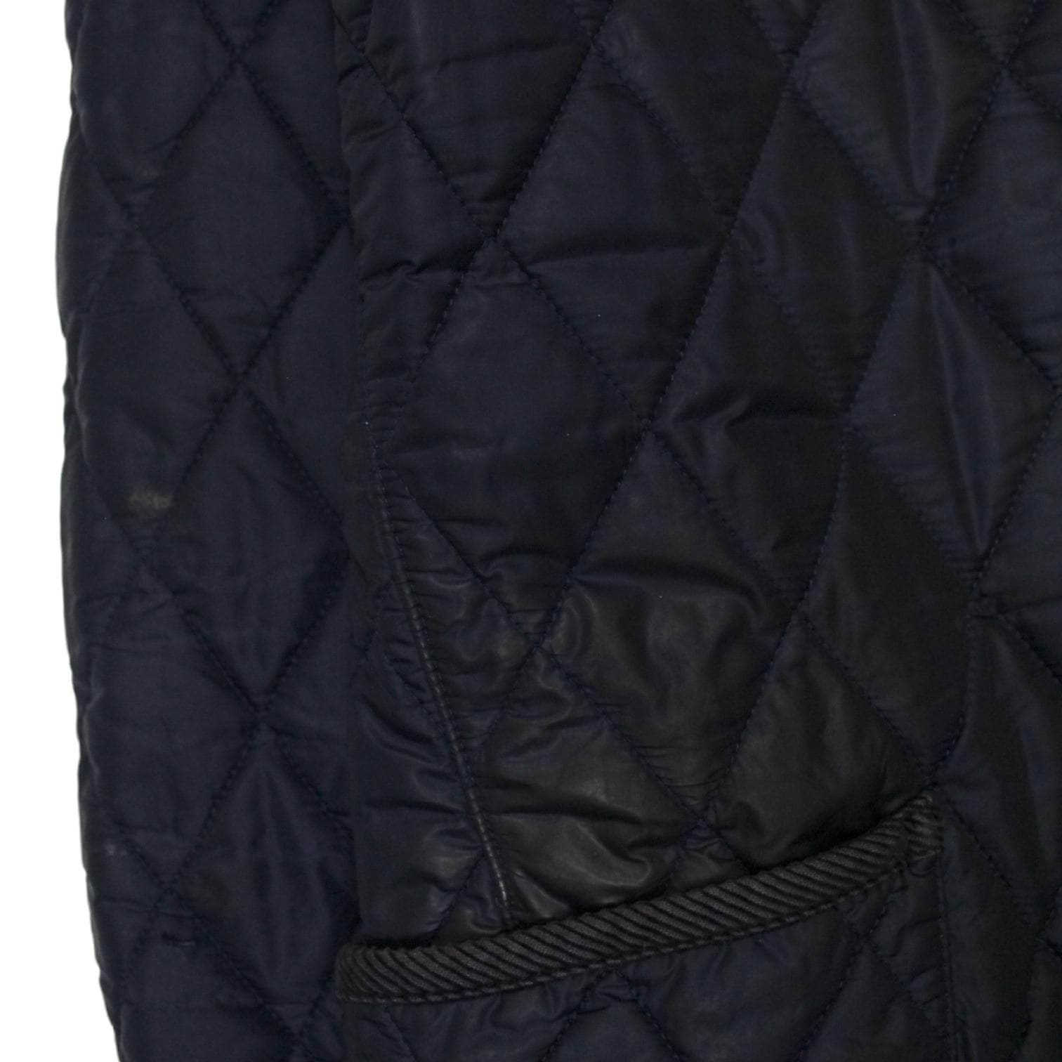 Aquascutum Navy Blue Quilted Jacket