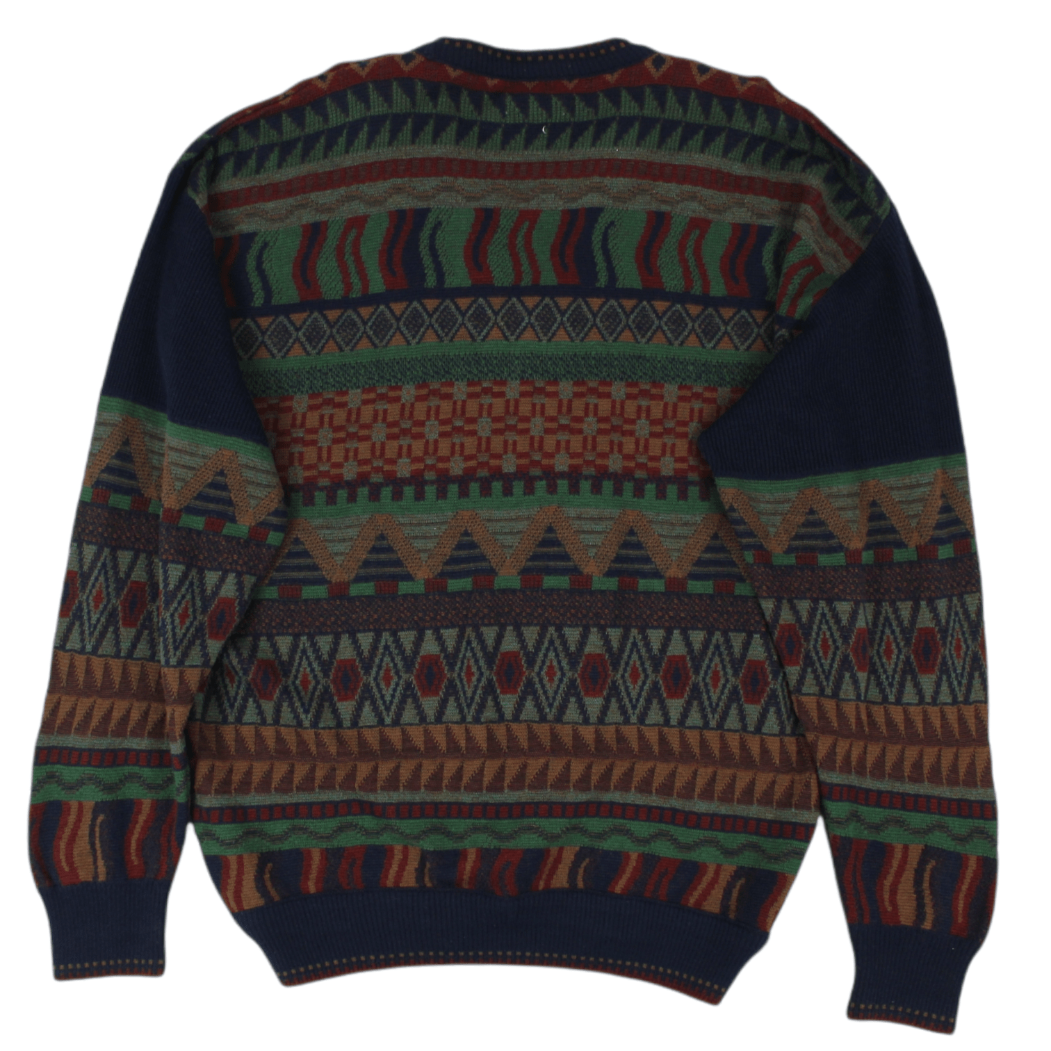 Vintage Pierre Sangan Geometric Knit Jumper