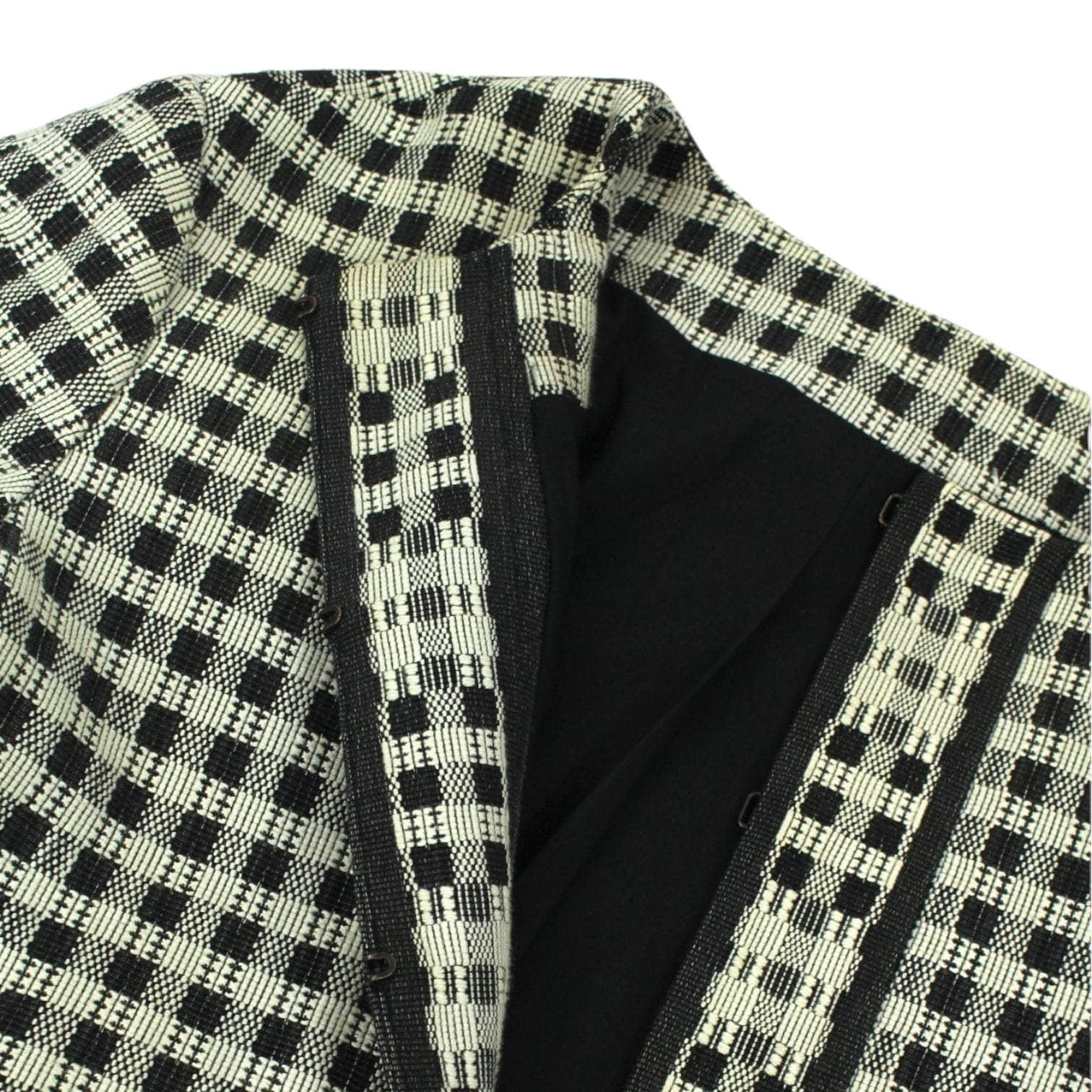 & Other Stories Black & White Check Coat