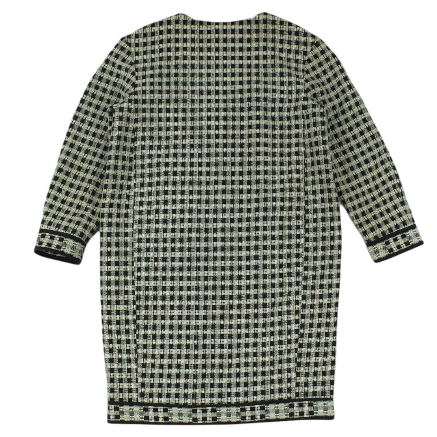 & Other Stories Black & White Check Coat
