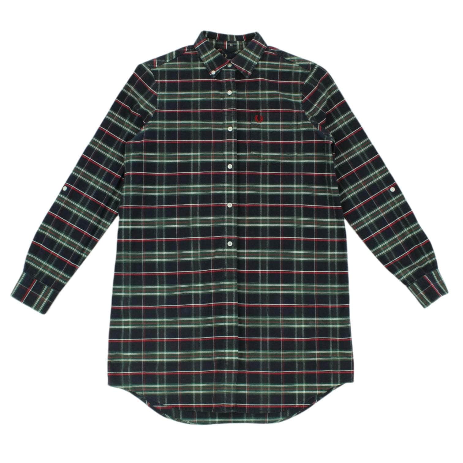 fred perry tartan shirt dress Tartan Shirt Dress