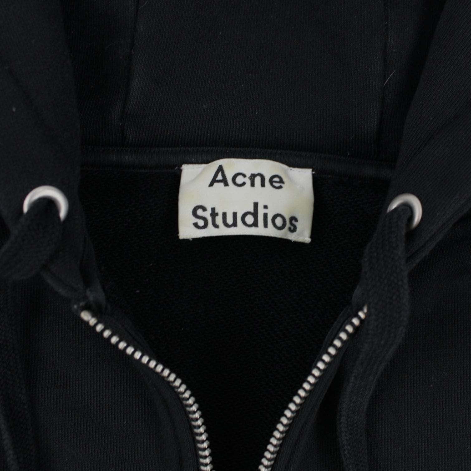 Acne Studios Black Zip Up Hoodie