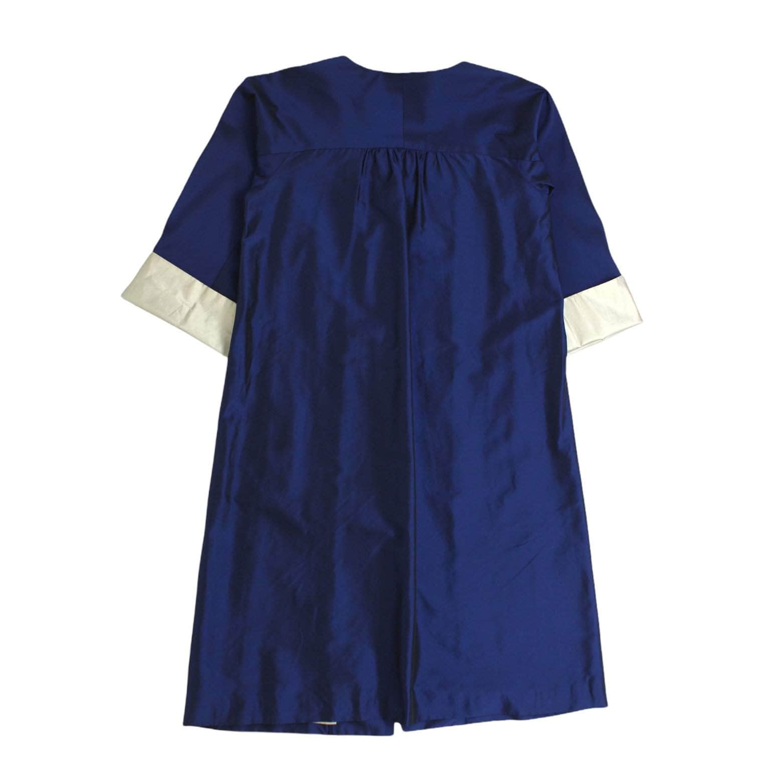 Ships Little Black Metallic Royal Blue Coat