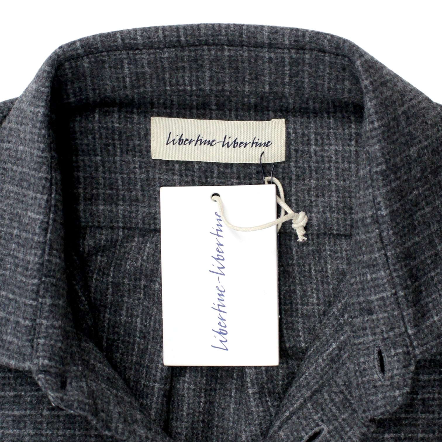 Libertine-Libertine Grey Check Miracle Shirt