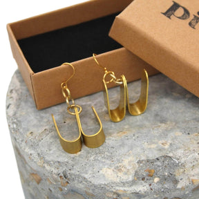 Brass Zora Earrings By Pivot