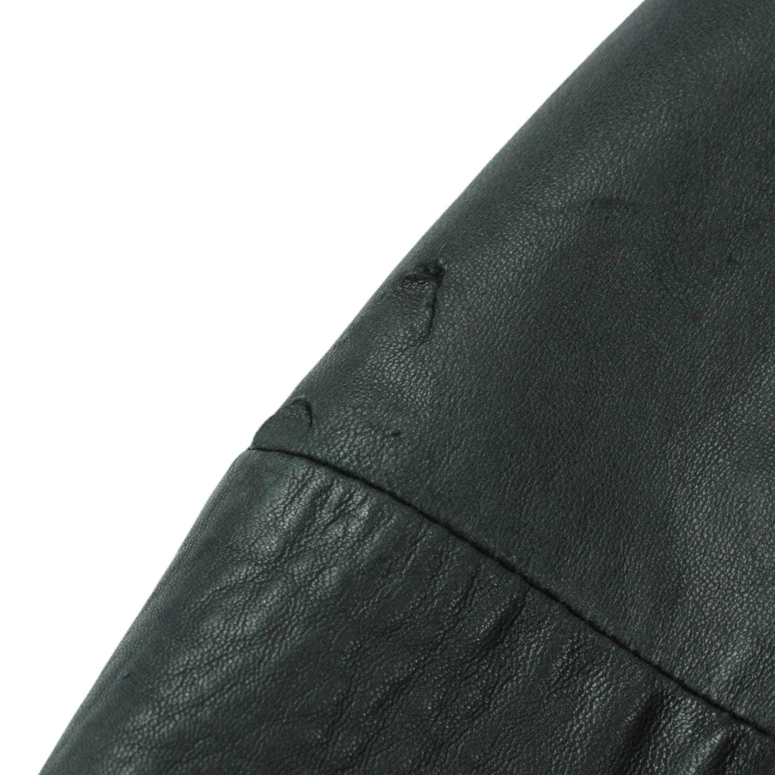 Vintage Turn Tannery Black Leather Jacket