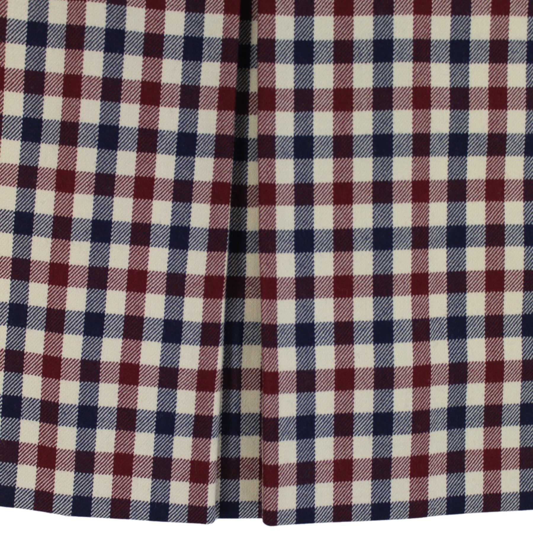 Aquascutum High Waist Checked Skirt
