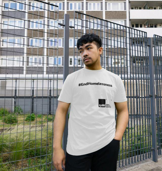 #EndHomelessness White T-shirt