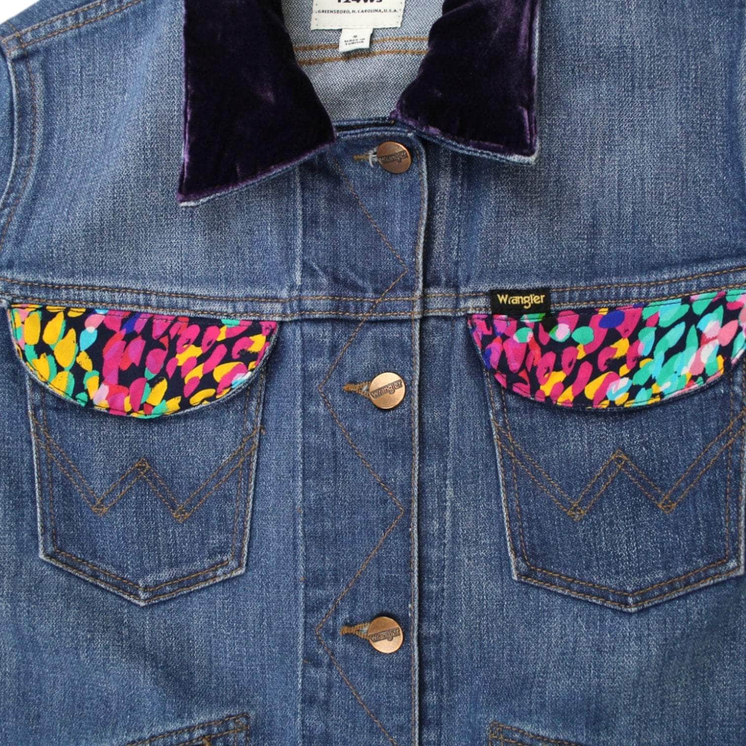 Crisis X NRBY Upcycled Wrangler Jacket #No 8