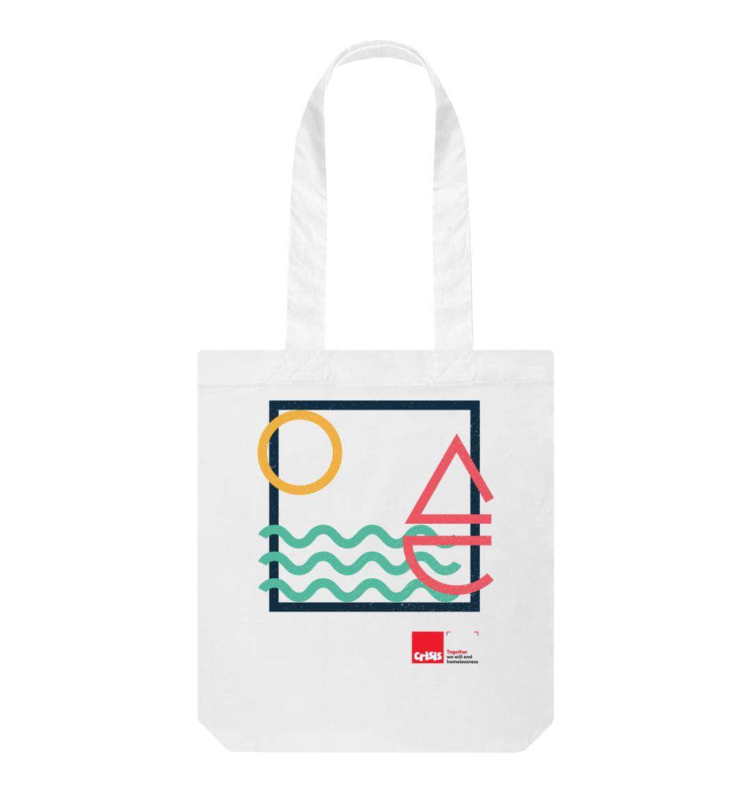 White Sail Away Tote Bag