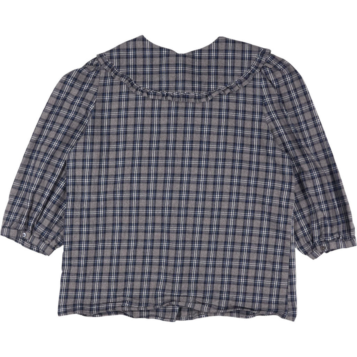 Baukjen Blue Check Blouse