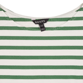 Baukjen Green White Striped Top
