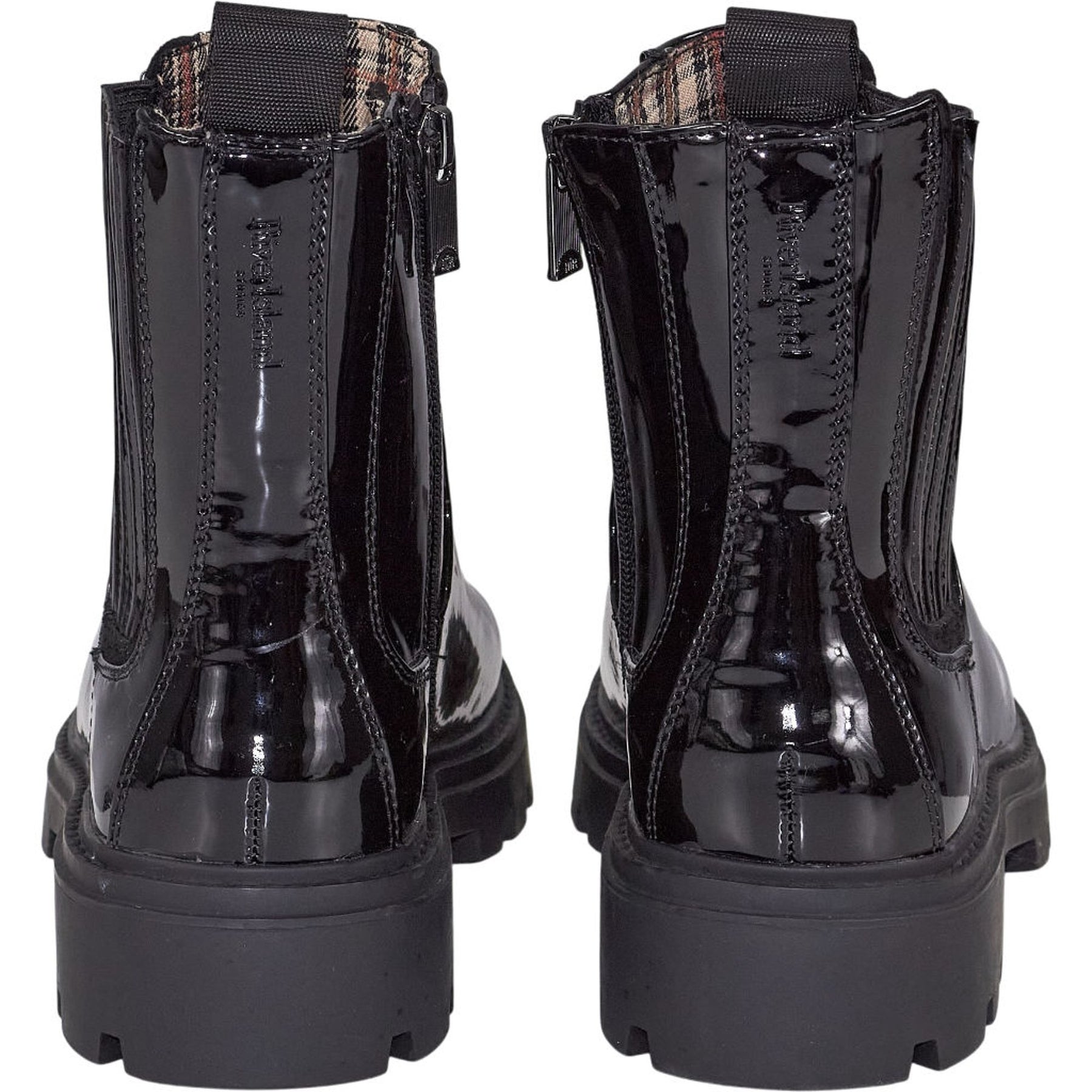 River Island Black Patent Boots
