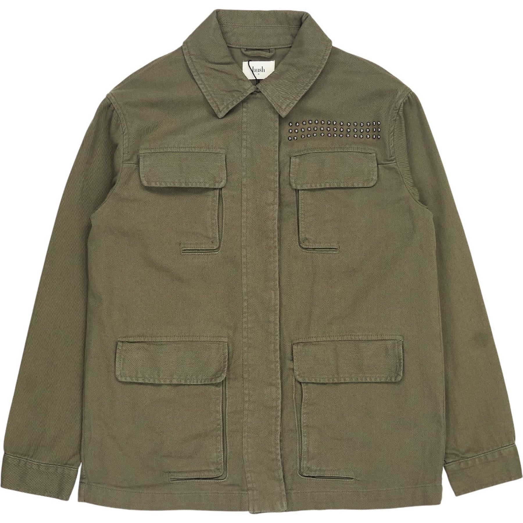 Hush Khaki Reid Cargo Jacket