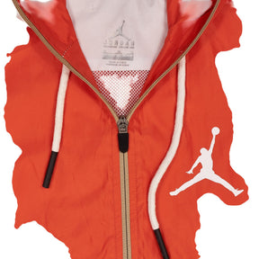 Jordan Orange Blue Hooded Jacket