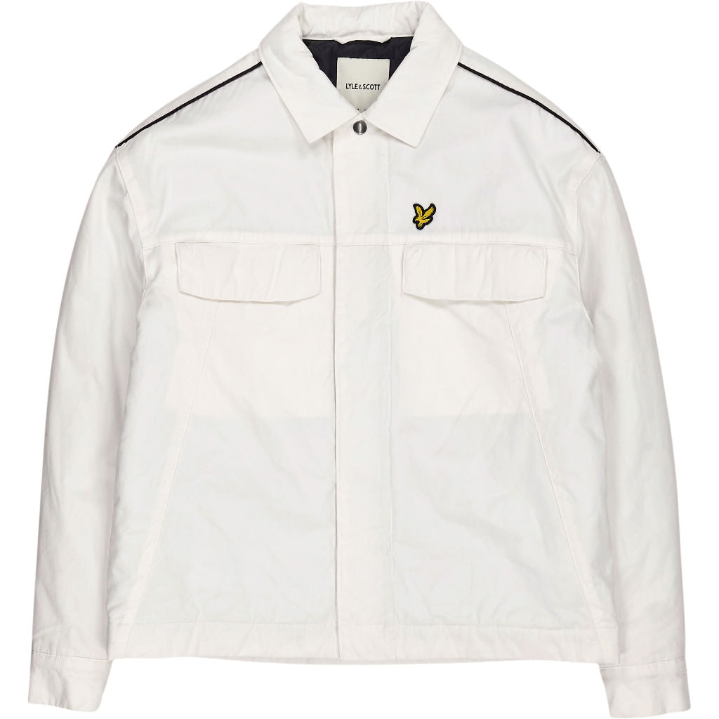 Lyle & Scott White Twill Overshirt
