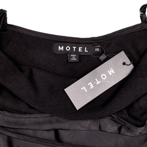 Motel Black IZA Dress Satin Mini