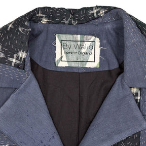 By Walid Blue Patterned Jacket