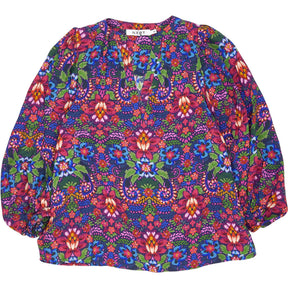 NRBY Floral Silk Blouse