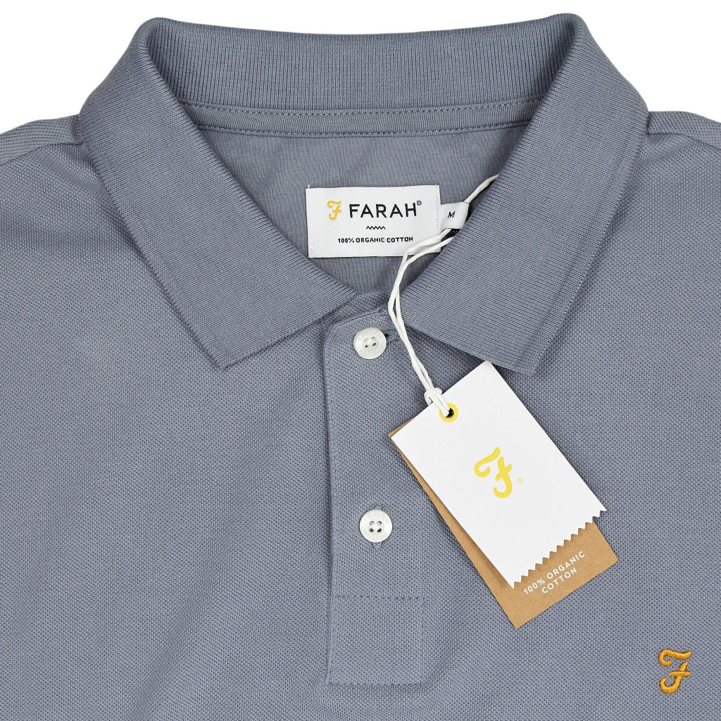 Farah Iceland Blue Cunningham Polo