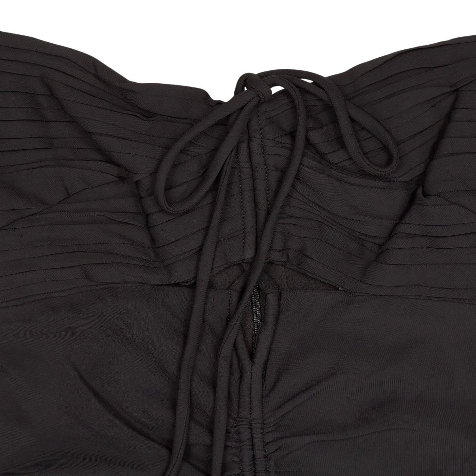 Self-Portrait Black Stretch Crepe Mini Dress