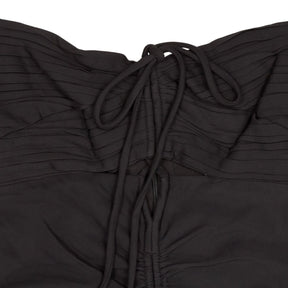 Self-Portrait Black Stretch Crepe Mini Dress