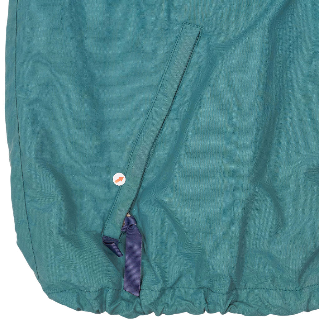 Patagonia Teal Hooded Outdoor Jacket