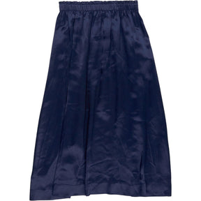 Wyse Navy Blue Midi Skirt