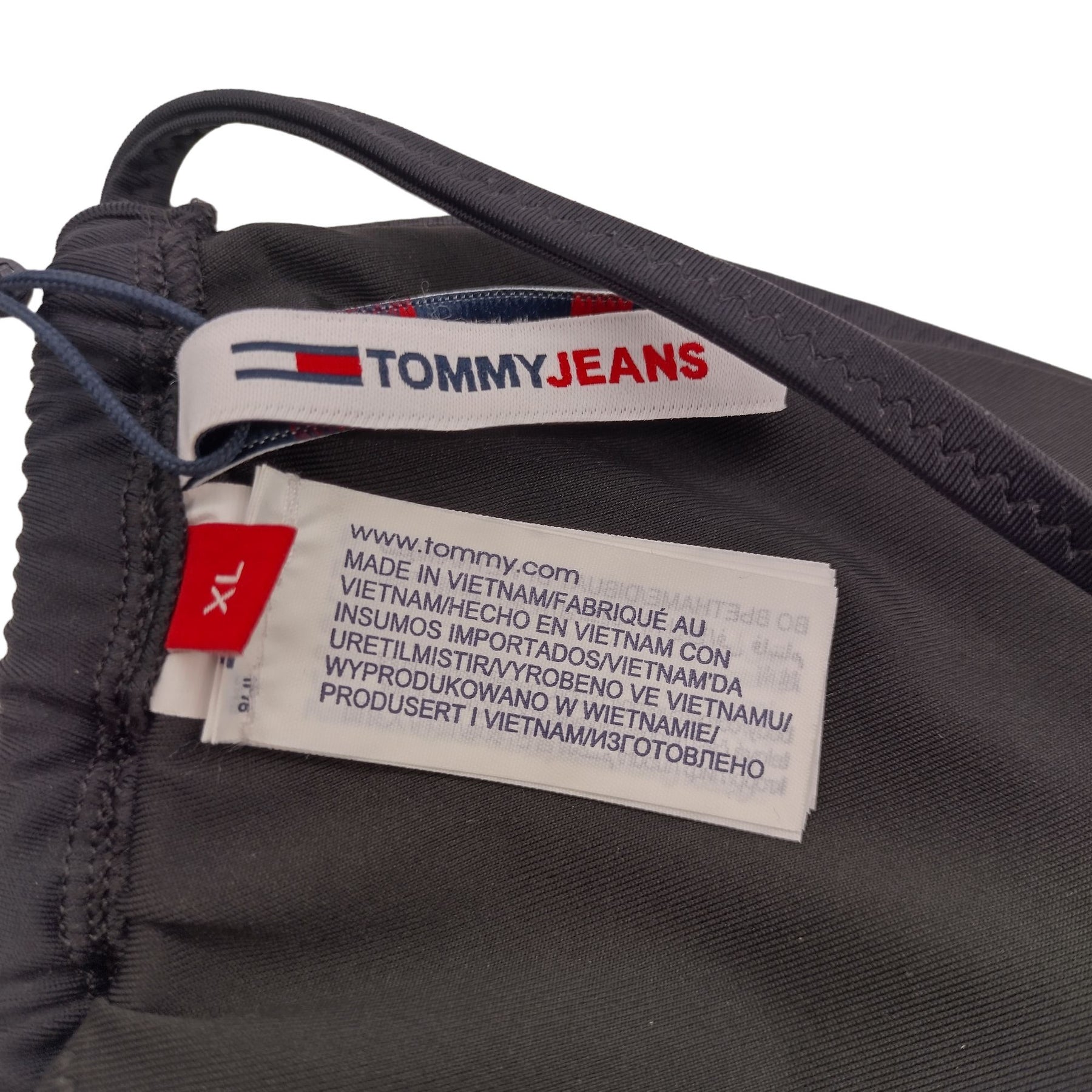 Tommy Jeans Black Bikini Top